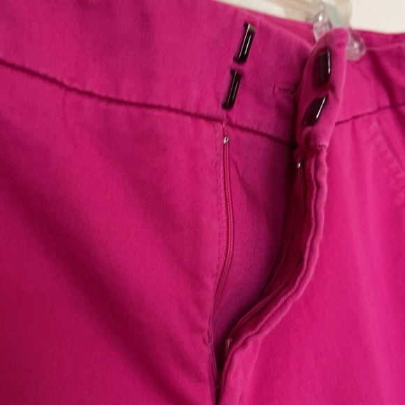 Massimo Size 8 Hot Pink Dress Pants Fit 3 Stretch - Picture 3 of 6